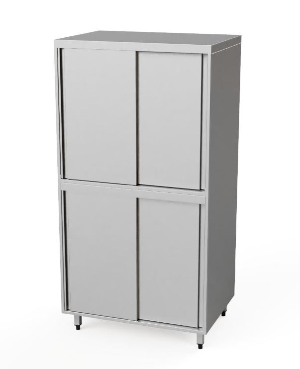 Geschirrhochschrank mit Schiebetüren