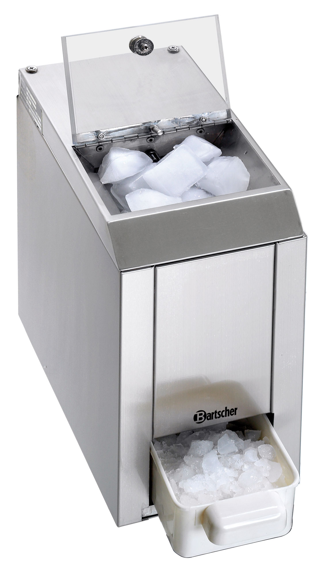 Eis-Crusher aus Edelstahl elektrisch