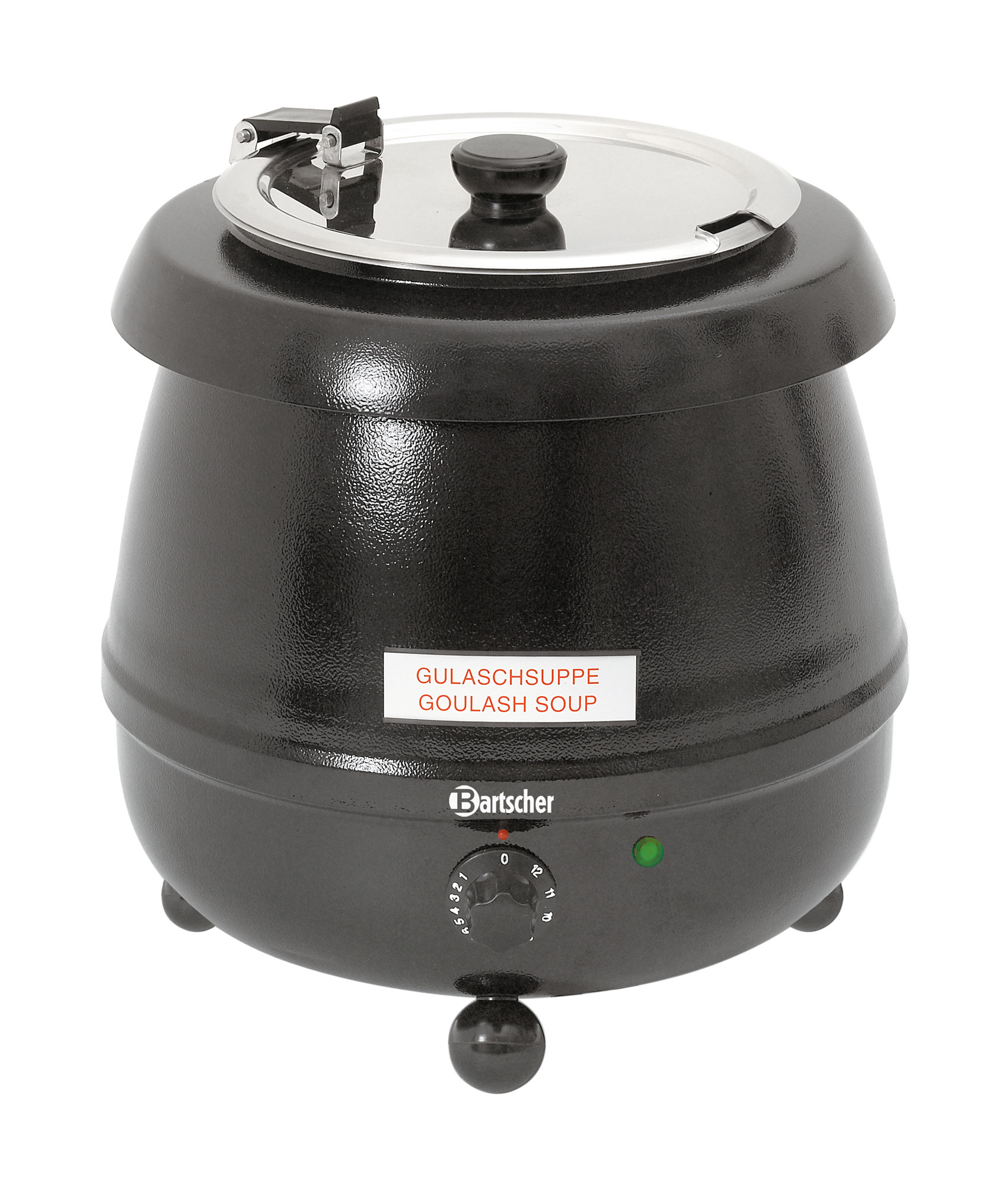 Suppentopf schwarz 9 Liter