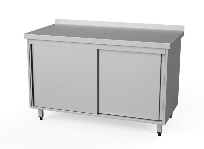 Arbeitsschrank mit Schiebetüren 1400 mm