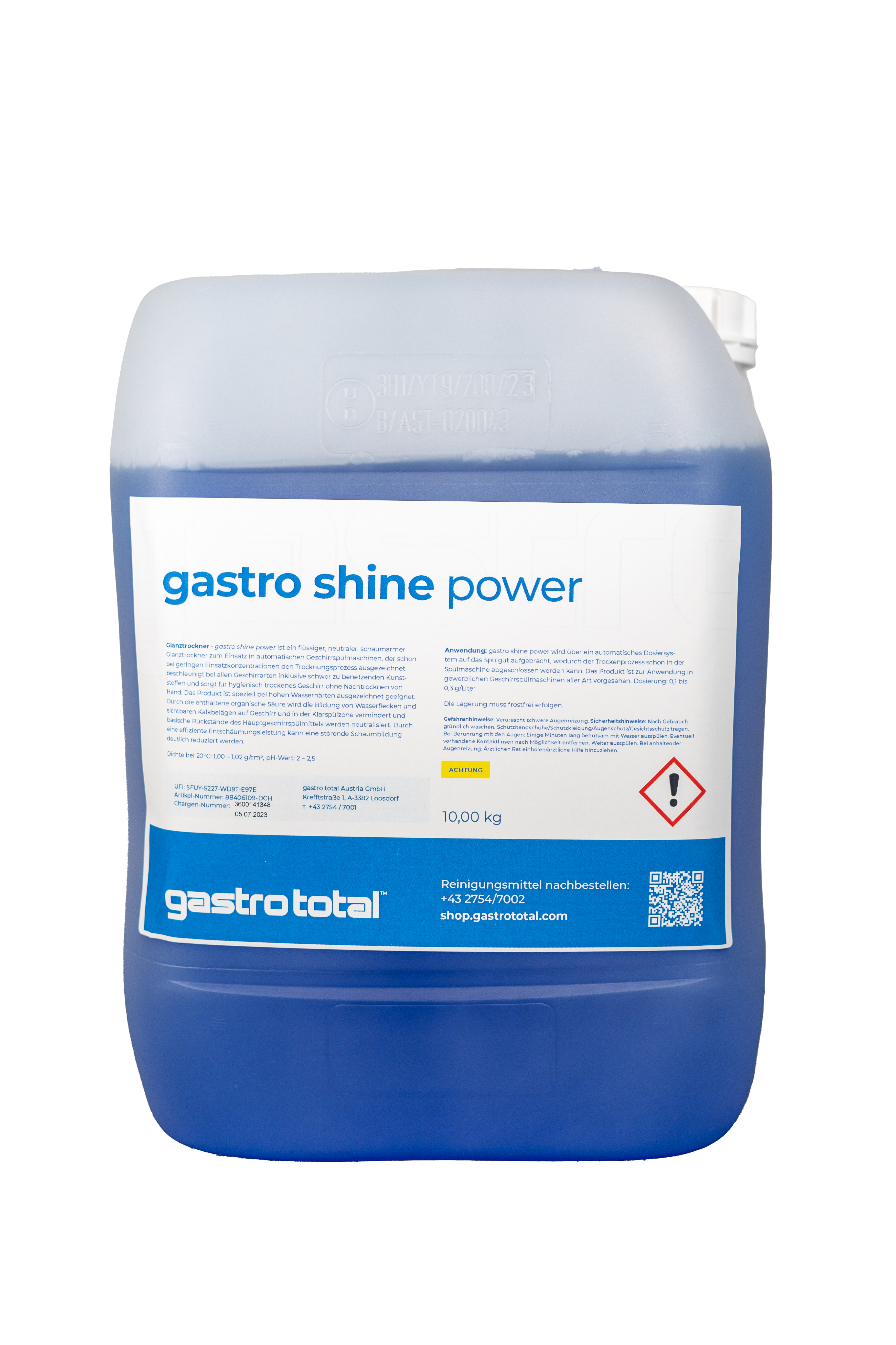 Glanztrockner gastro shine power