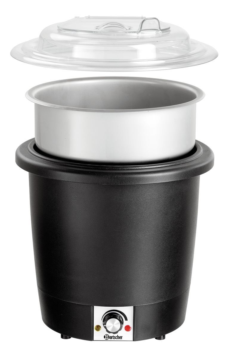Suppentopf schwarz 10 Liter