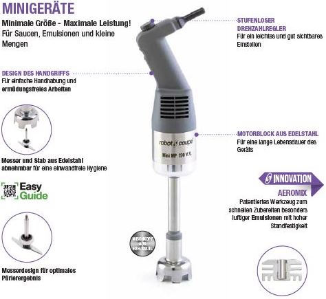 Stabmixer, Mini, MP 160 V.V.