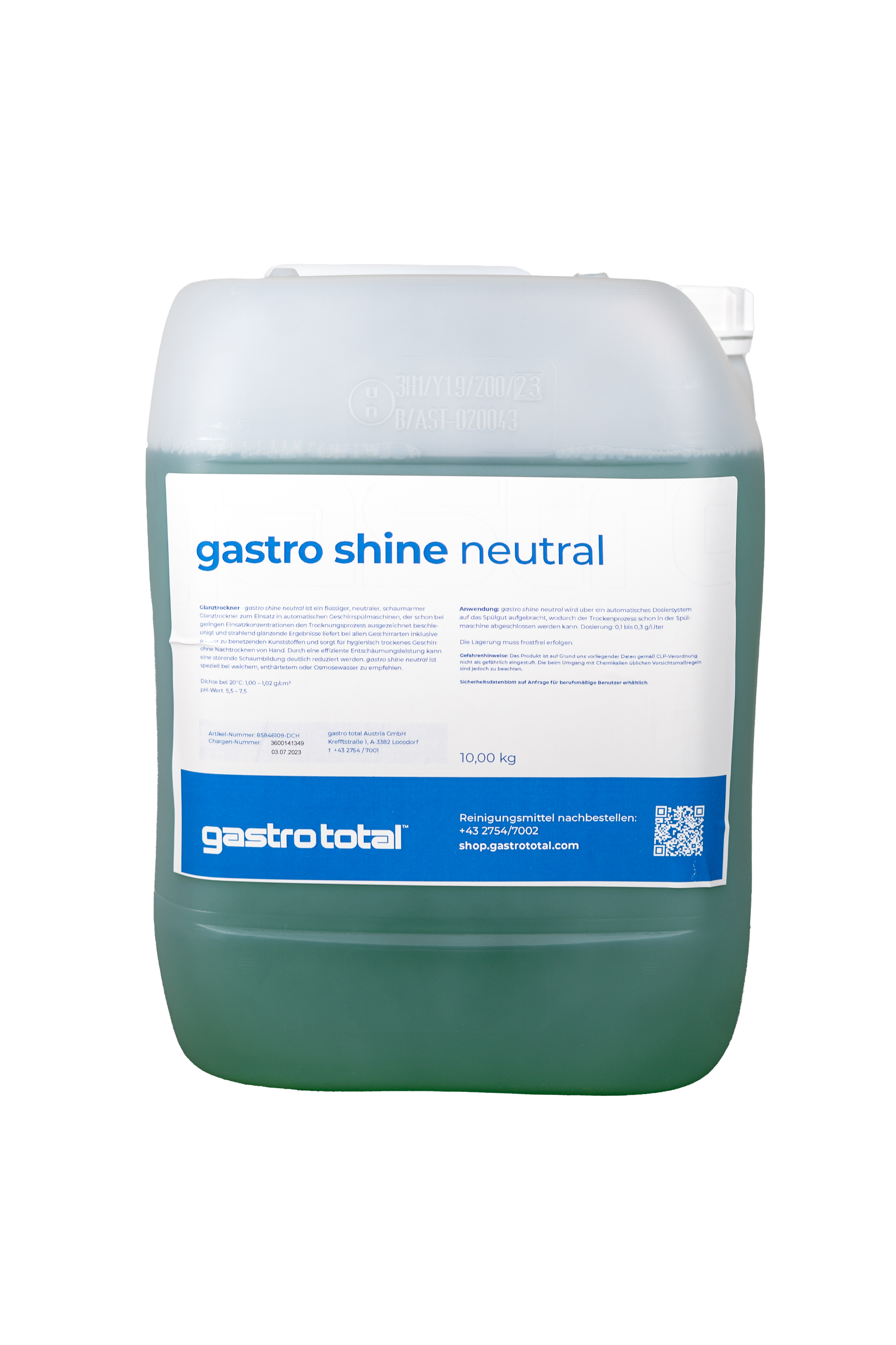 Glanztrockner gastro shine neutral